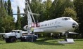 Ту-134 около аэропорта Воронежа.