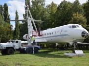Ту-134 около аэропорта Воронежа.