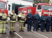 Воронежские спасатели почтили память погибших в Москве коллег.
