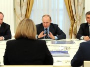 Встреча Эллы Памфиловой с Владимиром Путиным.