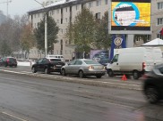 На улице Воронежа происходит много мелких ДТП.