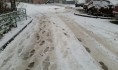 На выходных в городе выпадет снег.