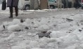 Пенсионерка упала на льду.