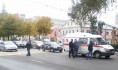 Авария произошла на пешеходном переходе.