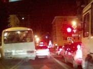 Автобус грубо нарушил ПДД.