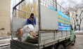 В Воронеже работали мобильные пункты сбора вторсырья.
