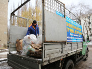 В Воронеже работали мобильные пункты сбора вторсырья.