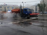 На выходных с неба будет срываться снег и дождь.