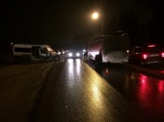 Микроавтобус столкнулся с автобусом в Воронеже.