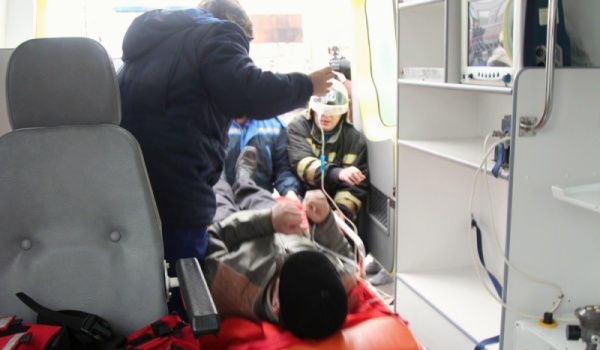 На станции «Придача» спасали пассажиров, пострадавших при сходе вагона поезда.