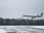 Самолет сел в Воронеже.