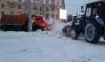 Воронеж расчищают от снега.
