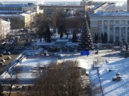 На площади установят экран для трансляции мультфильмов.