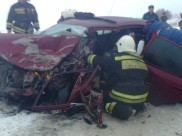 Машина получила повреждения.