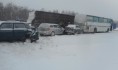 Столкновение пяти транспортных средств на 666 км автодороги «Дон».
