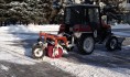 Город расчищают от снега.