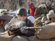 Реконструкция боев за Воронеж.
