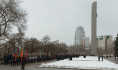 Церемония прошла на площади Ленина.