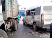 ДТП маршрутки и грузовика.