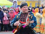 В Воронеже праздновали Масленицу.
