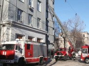 Учения в здании МВД.