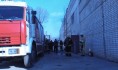 Крупный пожар произошел в здании предприятия.