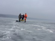 Спасли рыбака, провалившегося под лед.