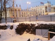 Стройку кафе зимой заметил губернатор.