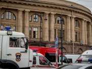 Работы после взрыва в метро.