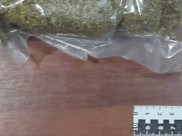 У парня изъяли марихуану.