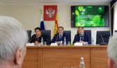 Слева - направо: Татьяна Поправкина, Андрей Соболев, Сергей Серебряков.