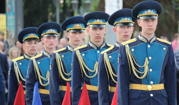 Генеральная репетиция парада Победы-2017 в Воронеже.
