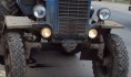 Трактор остановили полицейские.