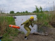 Учения прошли на озере Большое.