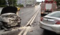 Авария произошла утром.
