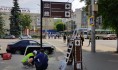 Монтируют новые указатели.