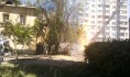 Спасатели спешили на вызов к горящей газовой трубе.