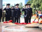 Полицейские почтили память погибших в Великой Отечественной войне.