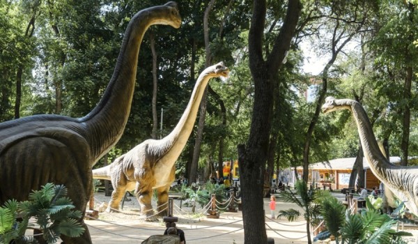 Парк динозавров в «Орленке».