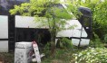 Рейсовый автобус съехал в кювет.