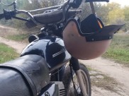 Парень угнал байк со двора.