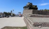 Работы проходят в районе танка Т-34.