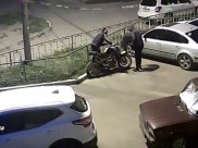 Угнали мотоцикл.