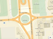 Перекресток у памятника Славы.