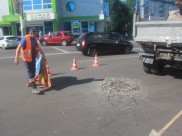 Вот так сейчас выглядит проезжая часть.