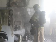 Произошел пожар в здании больницы.