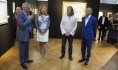 Никас Сафронов представил свою выставку.