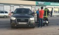 Мопед столкнулся с Audi Q3.