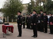 Общегородской развод наряда полиции.