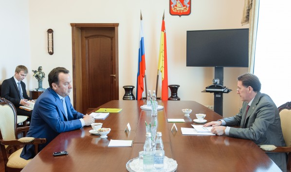 Встреча губернатора с Владимиром Салминым